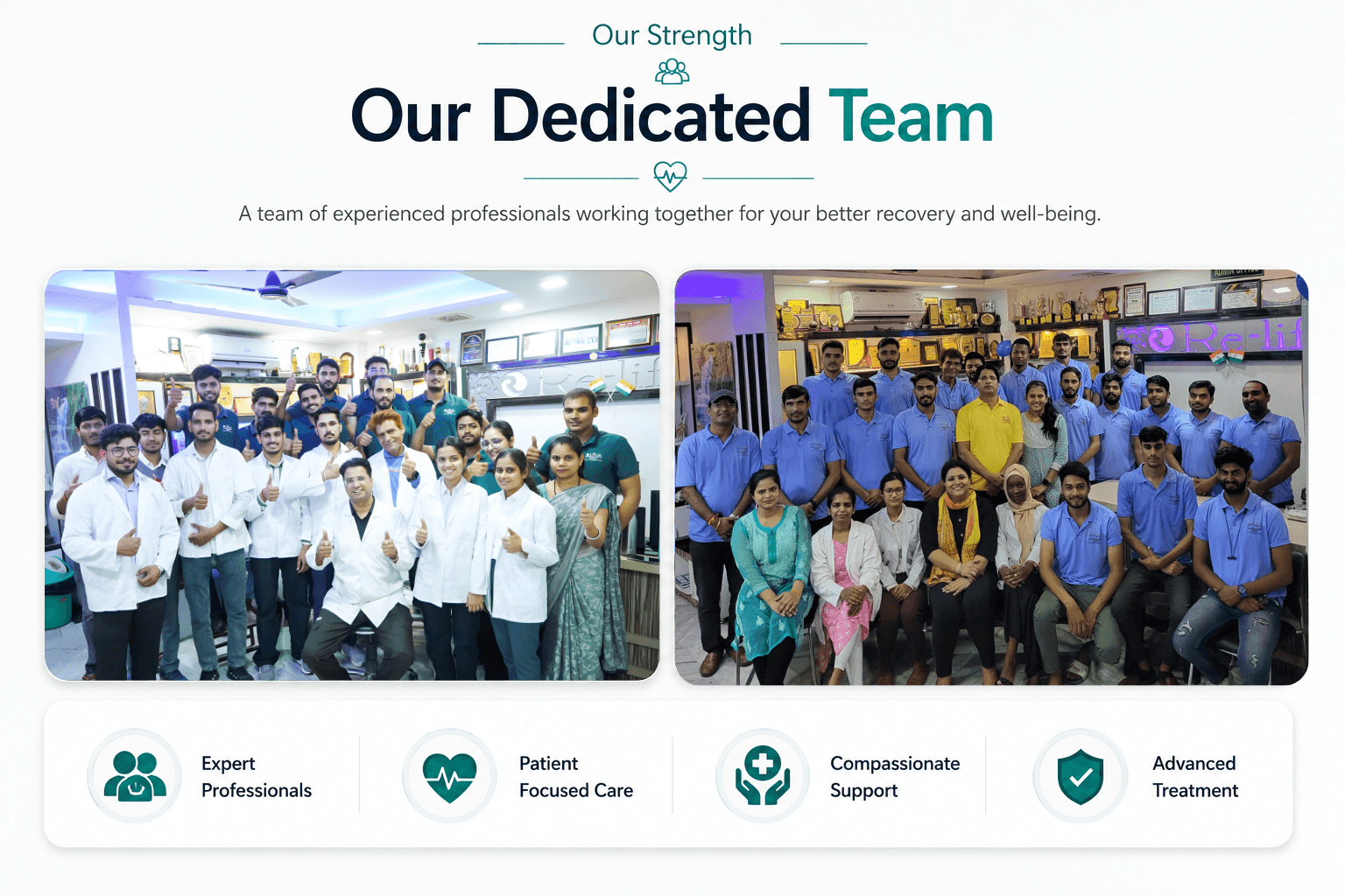 Re Life Physiotherapy & Rehab Hospital Team